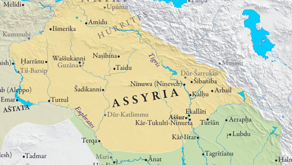 assyria-map-arround-1000bc