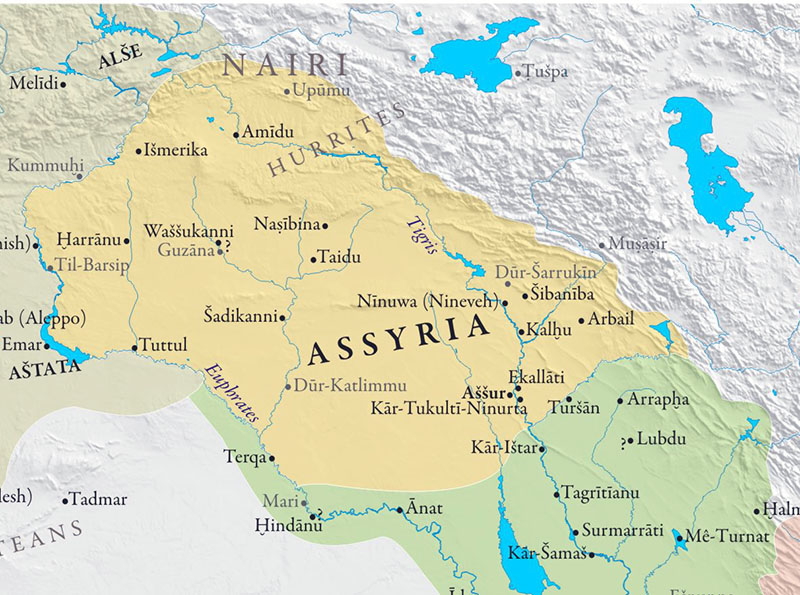 assyria-map-arround-1000bc